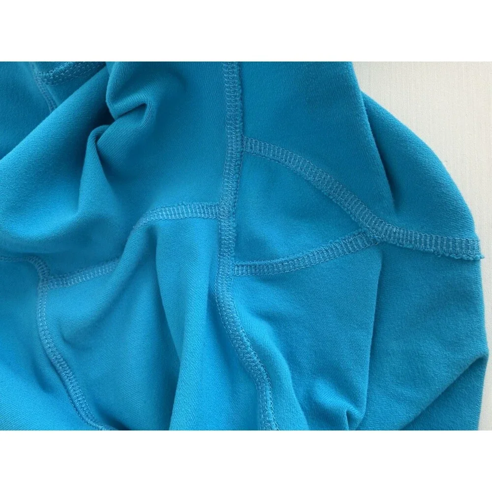 ✿ Alo Yoga Blue Color Block High Waist Leggings Size S Performance Activewear